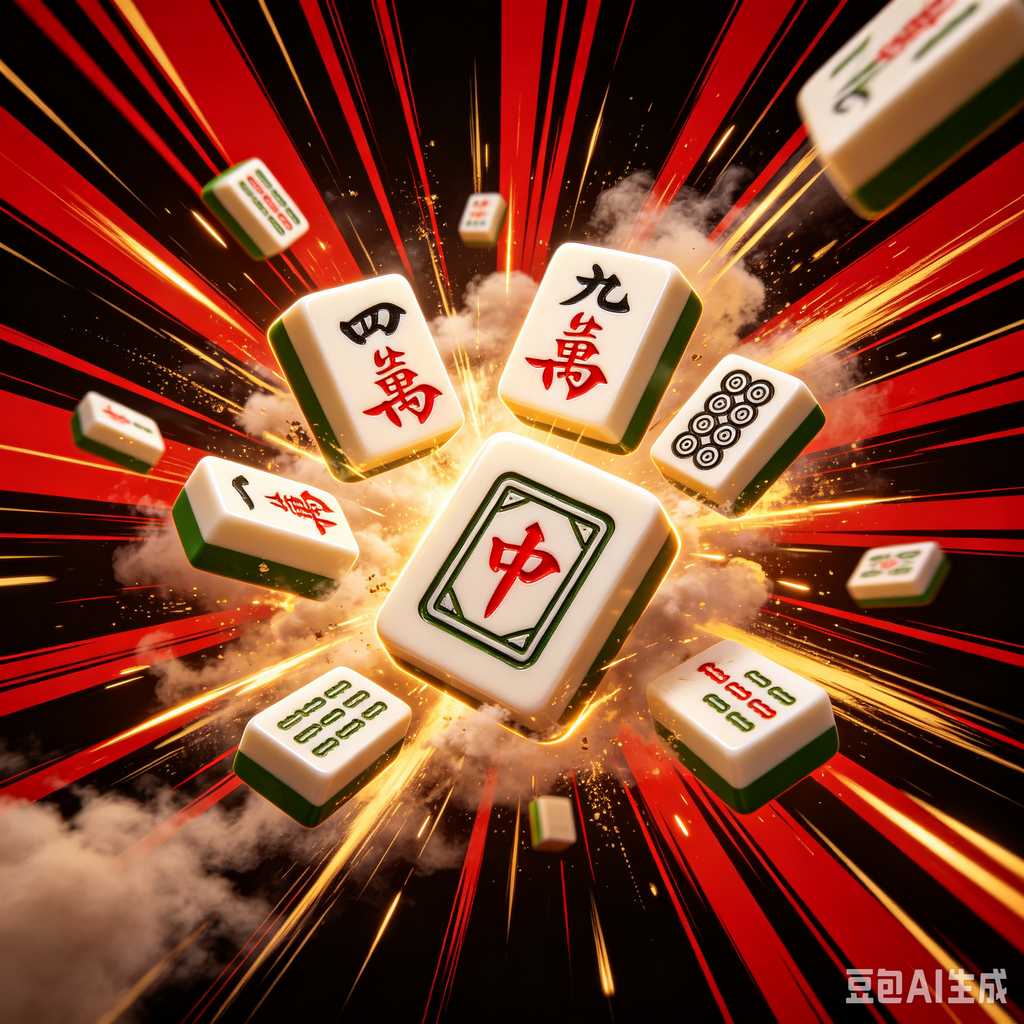 antique style mahjong set